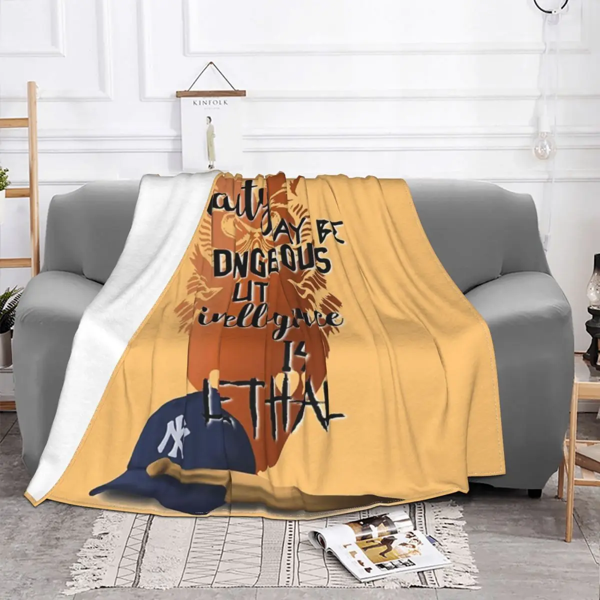 Intelligence Is Lethal - Percy Jackson Plush Blankets Blankets & Throws Home And Decoration Throw Blanket