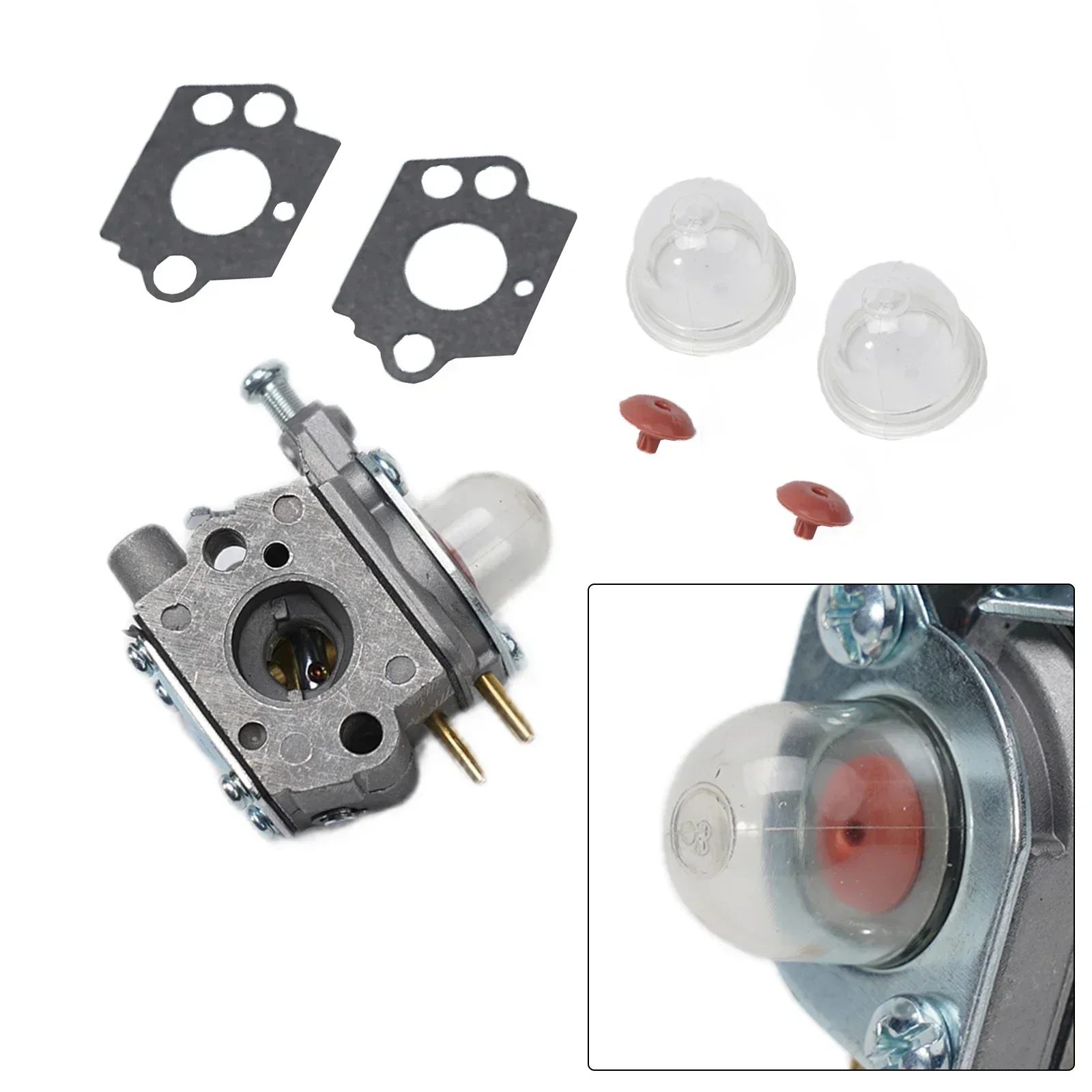 Carburetor Kit For Homelite HBL26BP HBC26SJS HBL26BV HBC26SB Replacement Part # 5131000612 With Essential Components