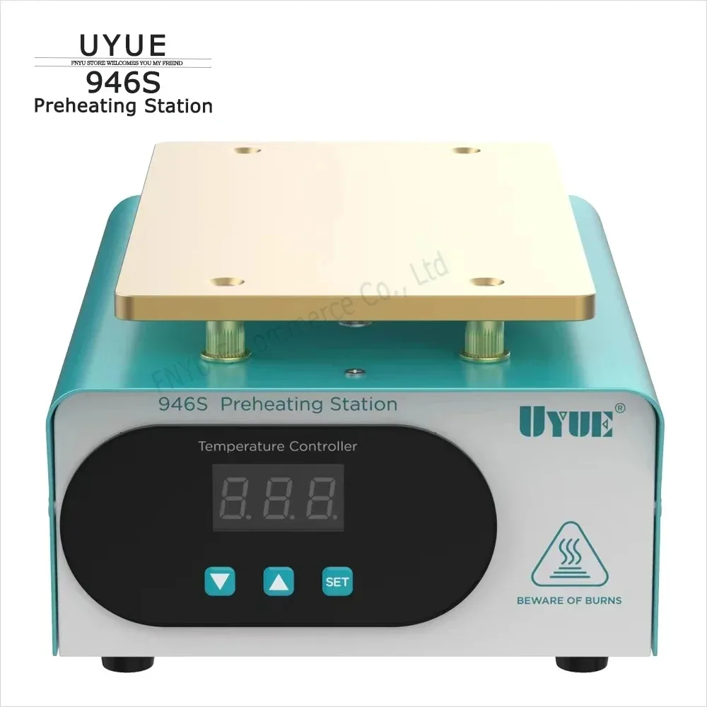 Uyue-温度分離器,946s,220v,400w,電話液晶画面用の加熱プレート,デジタルサーモスタットプラットフォーム