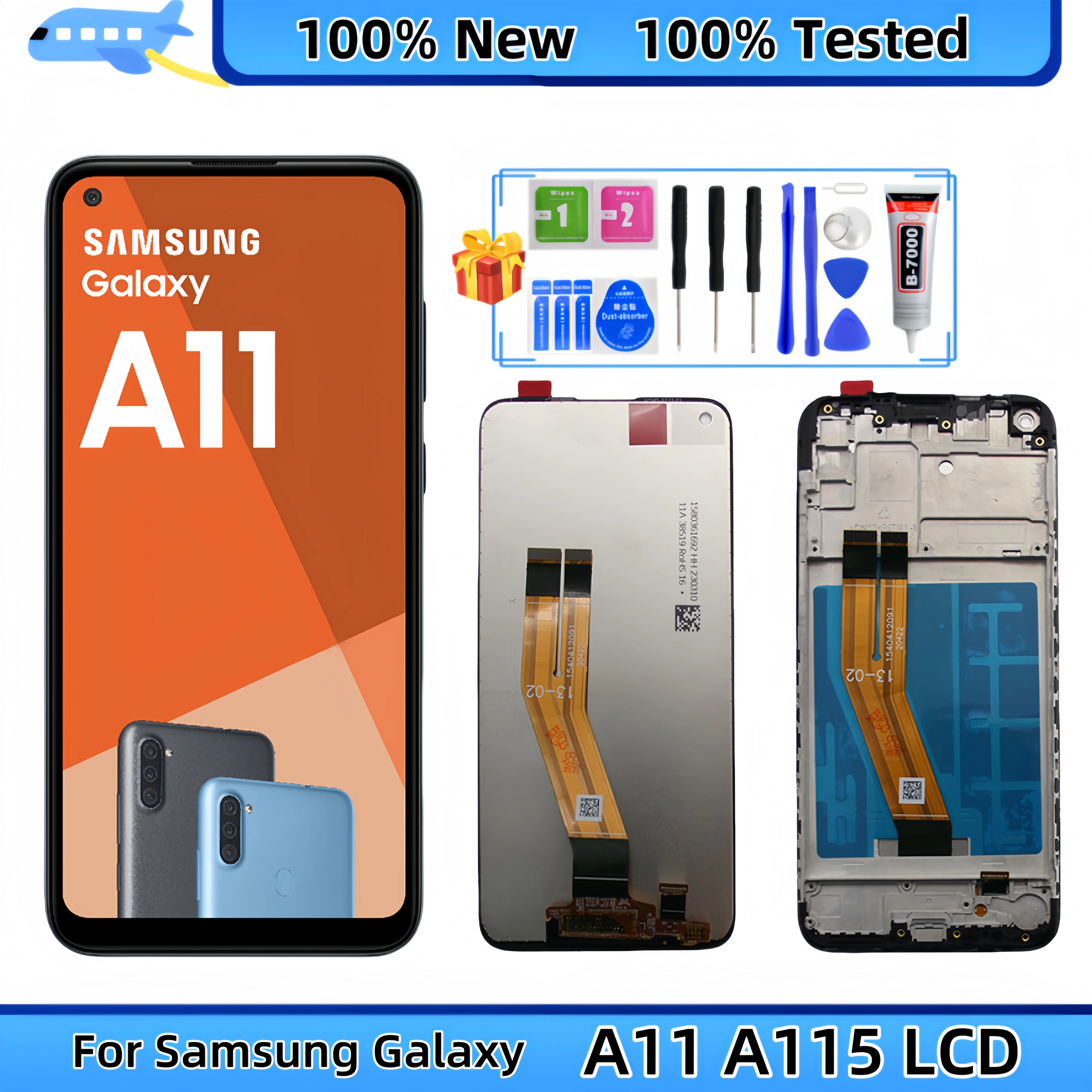 LCD Display Touch Screen Digitizer Assembly Replacement, Samsung Galaxy A11, A115, SM-A115F, A115A, A115W, A115M, S115DL