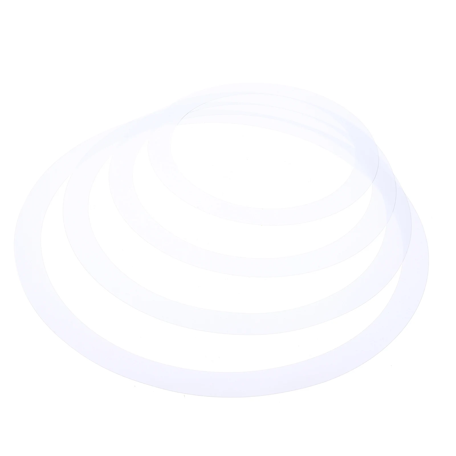 4 قطعة كمين طبل كتم حلقة قسط دائم PC فيلم المواد سهلة حمل الممارسة أداة لمجموعة طبلة المنزل استخدام قرع الملحقات #2