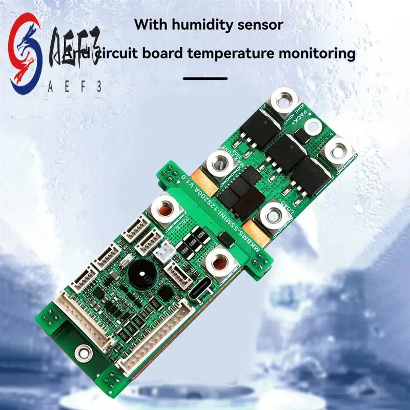 

AEF3-12S 200A Battery Protection Board Intelligent Integrated Board With Balancing For Electric Scooters Electric Bicycle