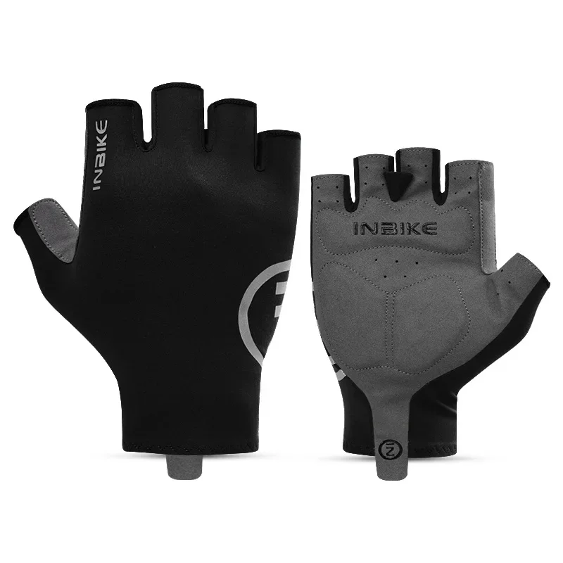 Women's Padded Cycling Gloves - Shock-Absorbing Half Finger Biking Gloves for Road & Mountain Bike