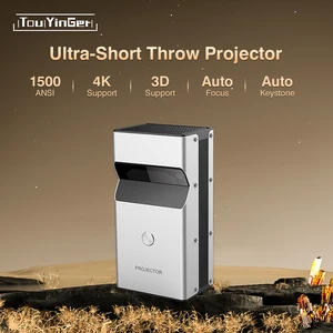 Touyinger UST01 Portabel Multi-fungsi 4K Mendukung Proyektor Rumah DLP Mini Lemparan Ultra Pendek 1080P 8 proyektor dlp 4k penjualan terbaik - №