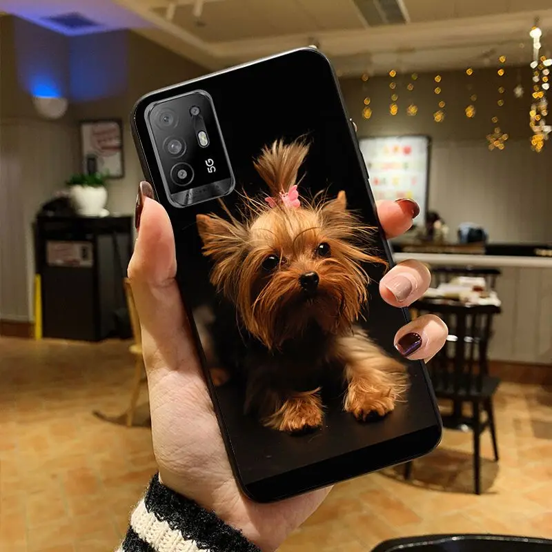 yorkshire terrier dog puppy Phone case For OPPO A94 A74 A9 A5 A53 A73 2020 A57 A96 4G A54 A78 A77 A98 A72 5G Cover coque