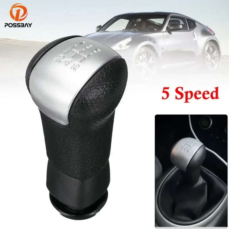 

5 Speed Car Inner Gear Shift Knob Manual Transmission Gear Shifter Lever Head For Nissan Qashqai J10 X-trail 2006 2007 2008-2013