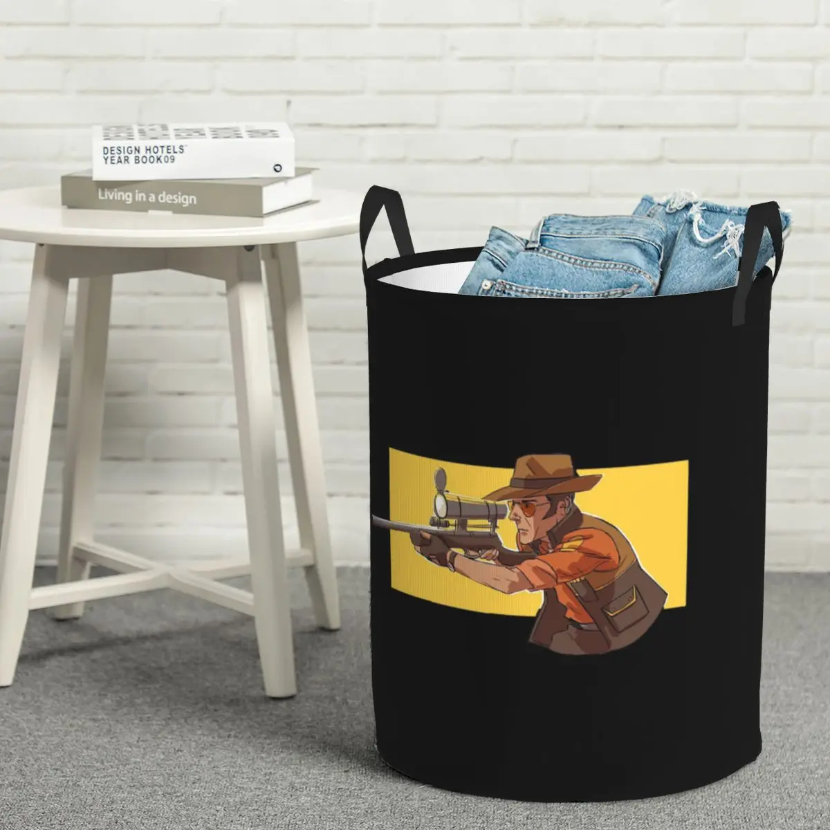 Laundry Collector Professional Team Fortress Foldable Laundry Basket Large Storage Baby Washing Basket Home Organizer