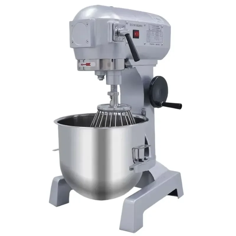Commercial Stand Mixer 304 Stainless Steel Bowl All Copper Motor Metal Gear 3 Speed Dough Kneading Stirring Whipping Machine