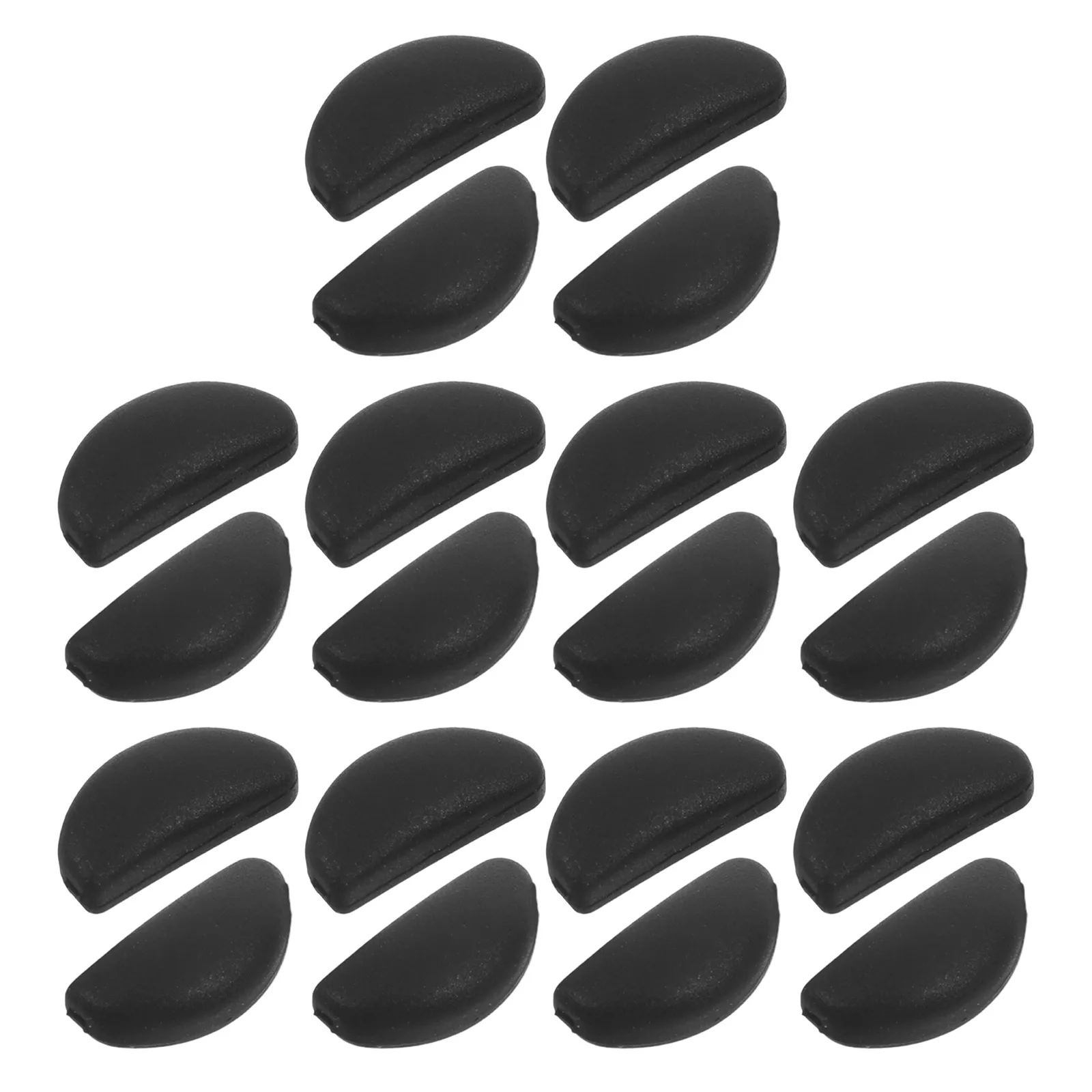 

10 Pairs Drop Shape Silicone Nose Pads Soft Anti Slip Glasses Eyewear Accessories Comfortable Fit Non Slip Grips For Sunglasses