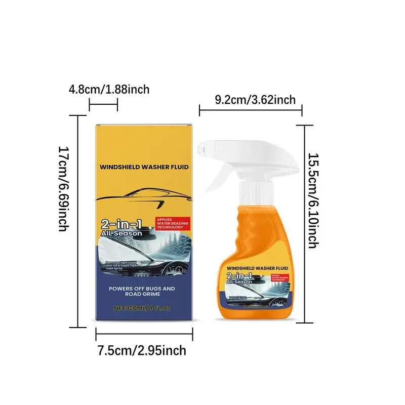 Спрей для чистки лобового стекла автомобиля, 120 мл, непромокаемый агент для чистки окон автомобиля, средство для чистки окон автомобиля, масляная пленка Gnat