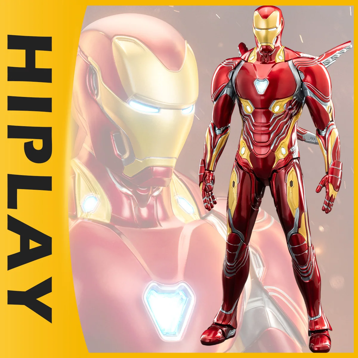 

HIPLAY ZD Toys 14-Inch Iron Men Mark 3 Mark 50 Light-Up Action Figure