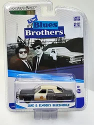 GreenLight 1:64 1974 Dodge Monaco Blues Alloy model car Metal toys for childen kids diecast gift