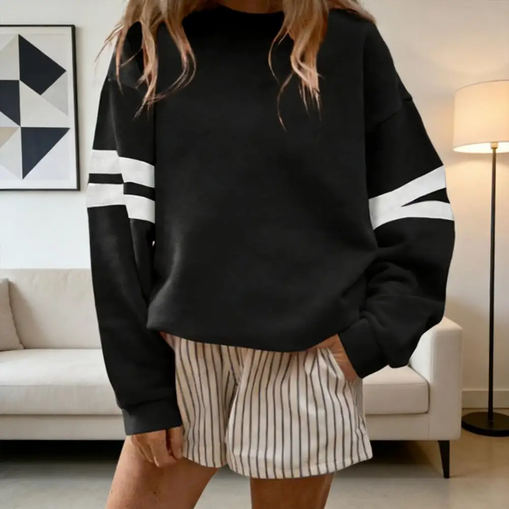 Spring Sweatshirt Women Oversized Crewneck Sweatshirt for Women Plus Size Long Sleeve Pullover Tops Fall Spring Outfits Sweater