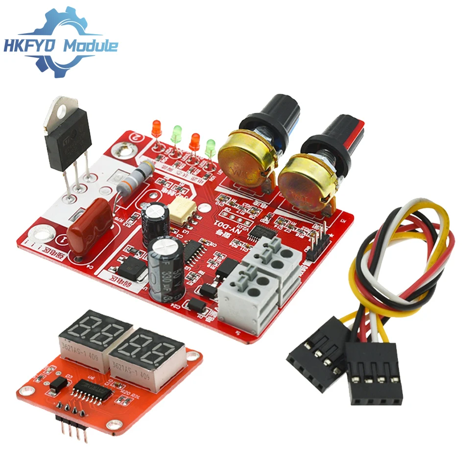 NY-D01 Spot Welding Machine Control Board Adjusting Time Current Digital Display Spot Welding Machine Transformer Controller