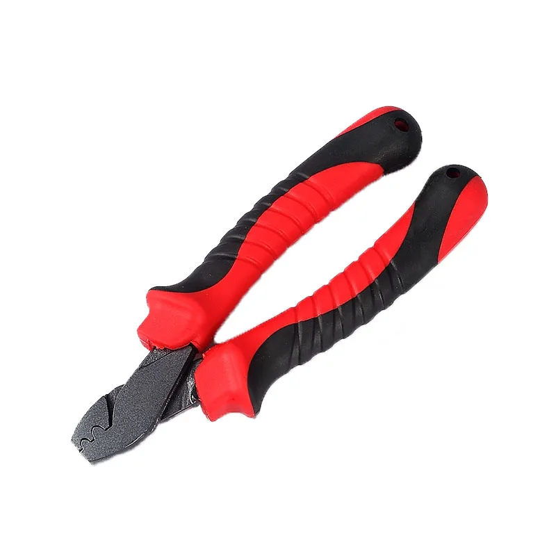 Fishing Crimping Pliers Tools for Single-Barrel Sleeves,Fishing Wire Pipe Crimp Connector Tools,Fishing Gear Tackle