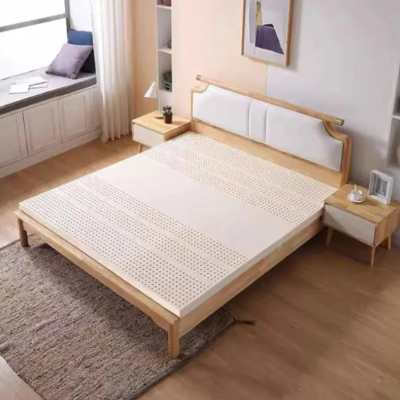 

Thickness Double Latex Mattresses High Quality Cozy Thailand Foldable Latex Mattress King Size Colchones Bedroom Furniture