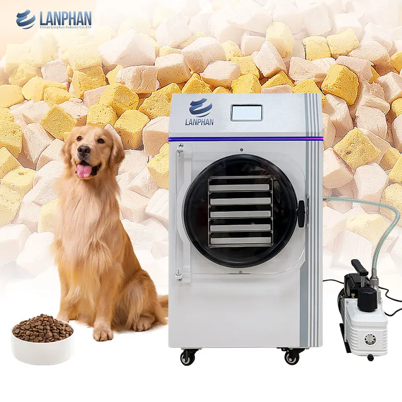 High Efficiency Home Lyophilizer Small Freeze Drying Machine For Family Use Homemade Pet Treats And Food Storage