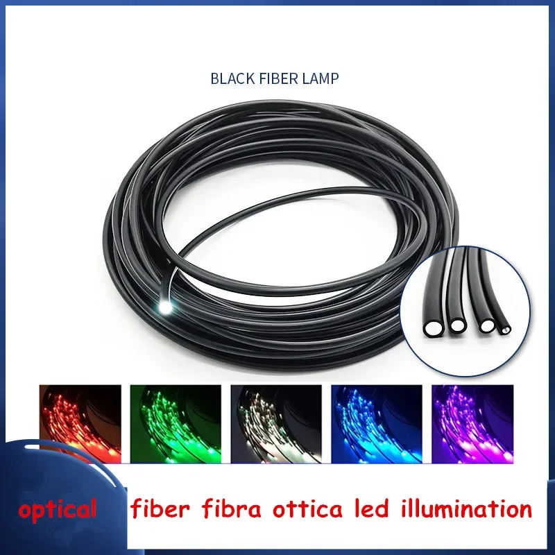 Optical Fiber Fibra Ottica Led Illumination Cable Optical Fiber Cable Diameter 2mm/3mm/5mm/6mm/8mm/10 for Light Illumination