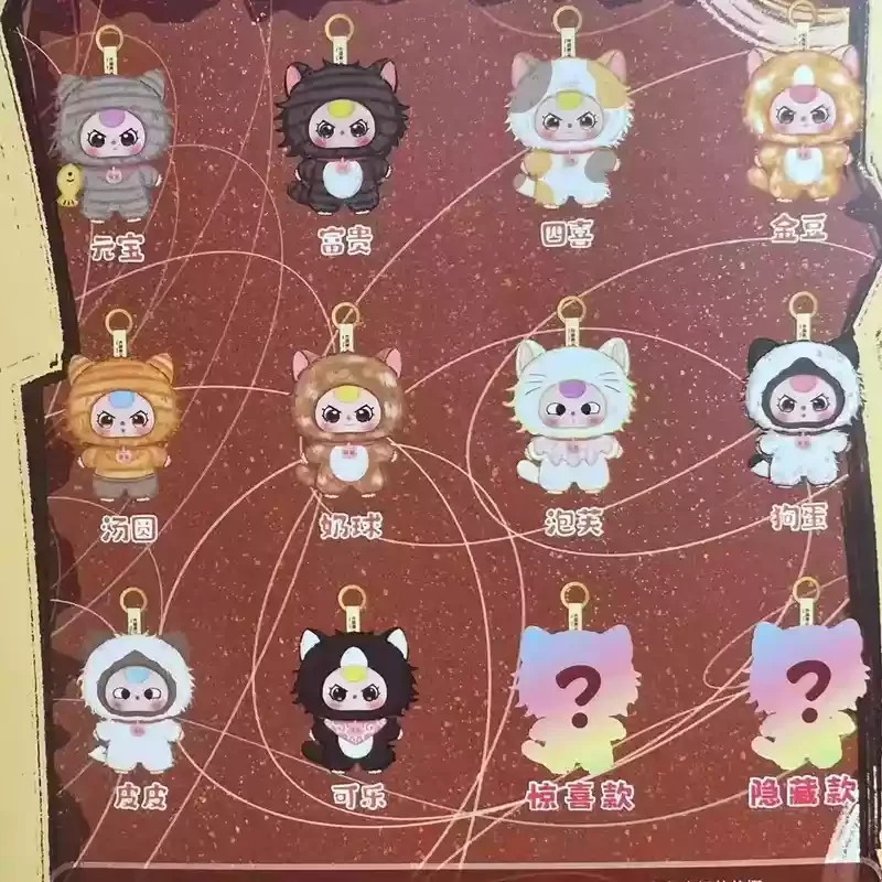 

In Stock The Baby Is Three Years Old Who Am I The Cat Plush Blind Box Is Surrounded By Cute Dolls Ornaments Toys And Gifts