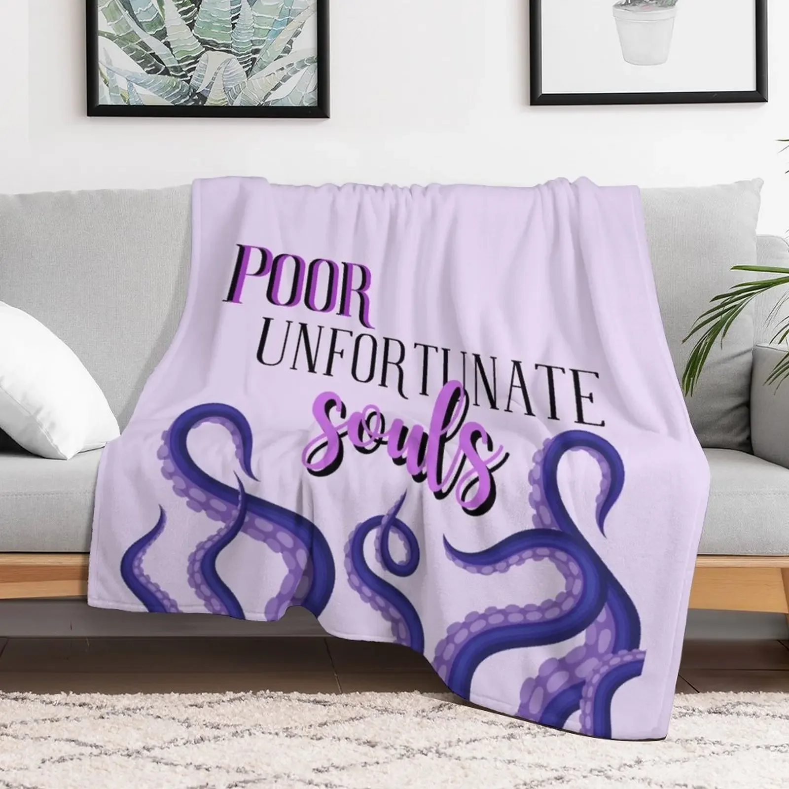 Poor Unfortunate Souls Throw Blanket Tourist Comforter Sleeping Bag Blankets