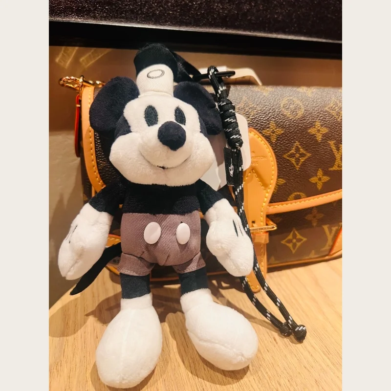 

15cm Disney toy Mickey Mouse black and white retro pendant, birthday or festival gift