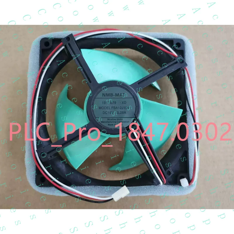PP+ 1PCS  FBA12J15V Cooling fan 15V 0.28A 3pin