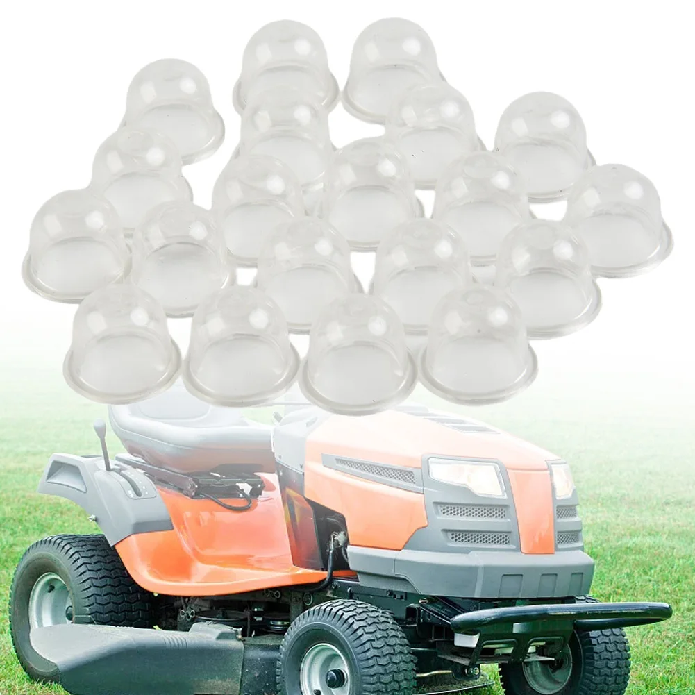 20 Stück transparente Primer-Glühbirnen für Gartengeräte, Zubehör für Trimmer für Homelite 01201 und UP04802 für McCulloch 22583400