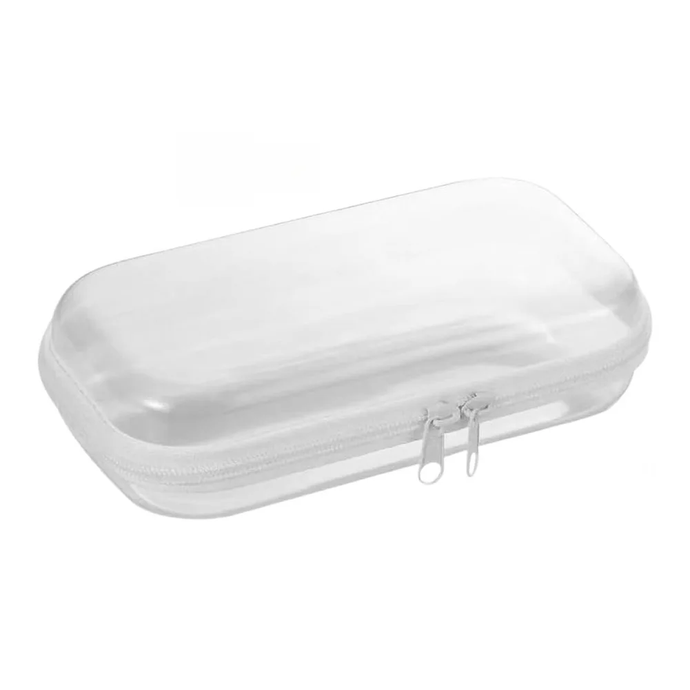 Stiff Shell Zipper Case for Organizing Daily Use Items Featuring Dual Zipper Heads and Scratch Resistant Coating