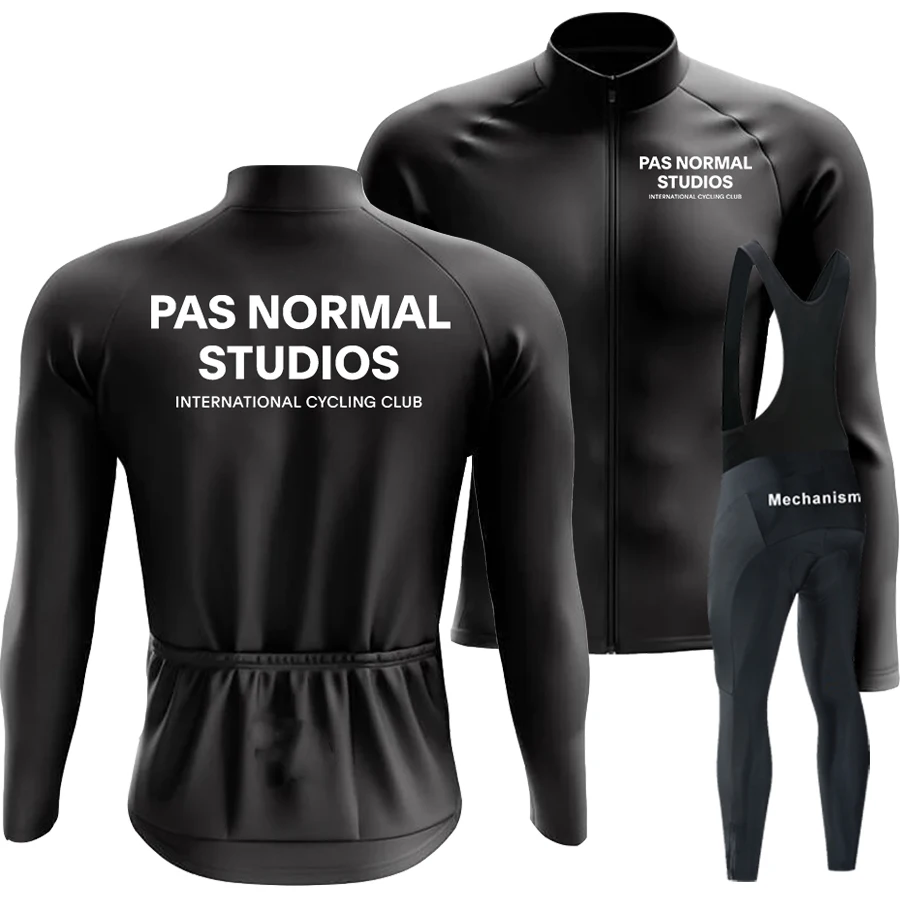 

PNS Cycling Suit Man Clothes Men 2023 Jersey Long Set Autumn Sleeve Men's Outfit Breathable Equipment Jumper Leg Suits Wear Bib