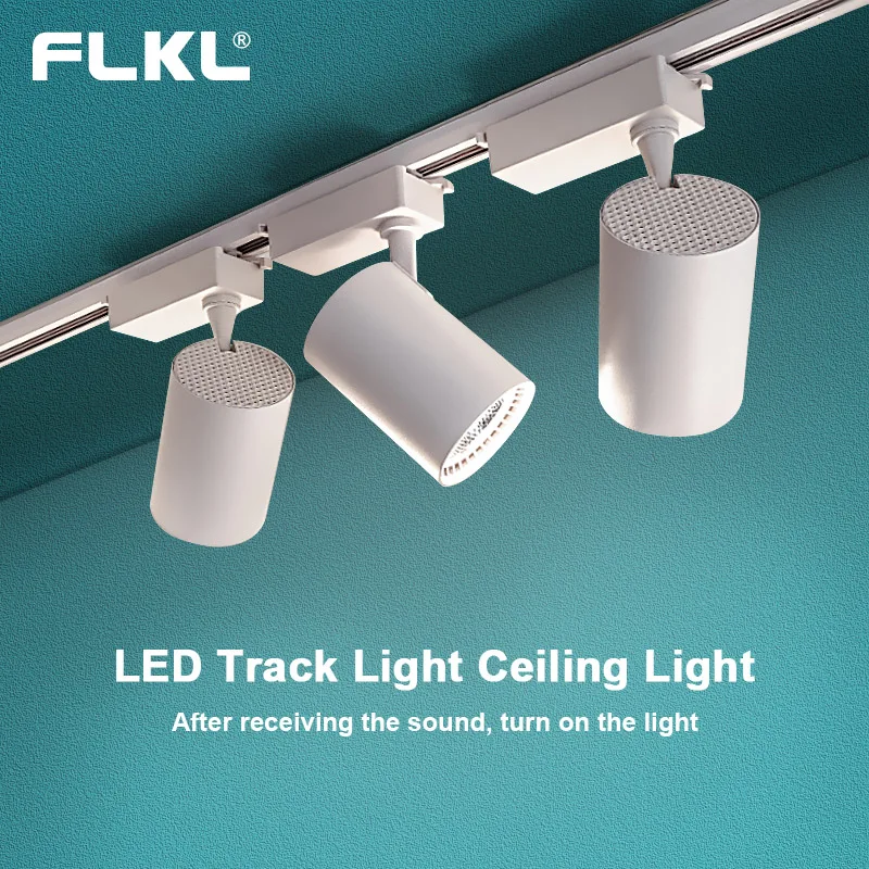 

Set Ceiling Spotlights Rail Spot Light COB Track Lights Aluminum Rails Track Lighting Fixture For Clothing Shop Living Room Home