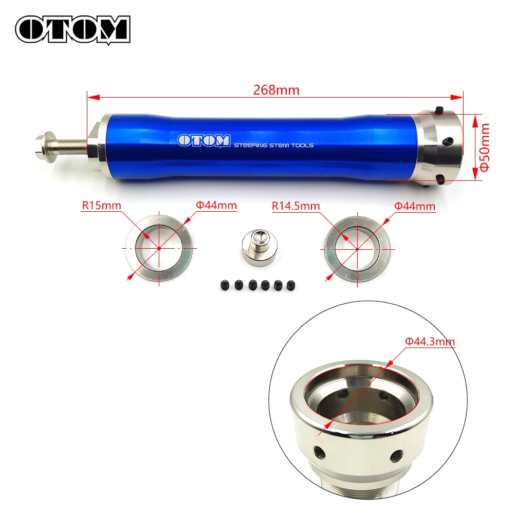 Steering Stem Bearing Tool Universal Motorcycle Triple Tree Clamp Stem Riser Adaptor Installation Repair Tools For KTM CRF KX RM