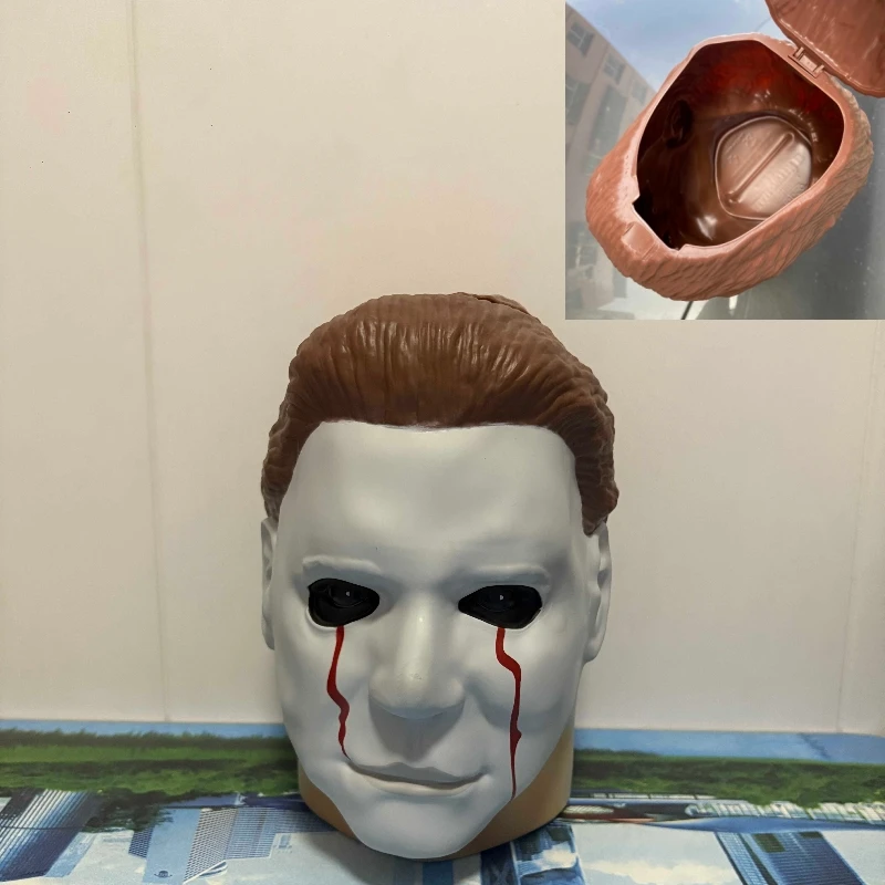 

No Box , Genuine Horror Movie Style Halloween Merchandise - Michael Shaped Storage/Popcorn Bucket Gift , For Fans Without Box