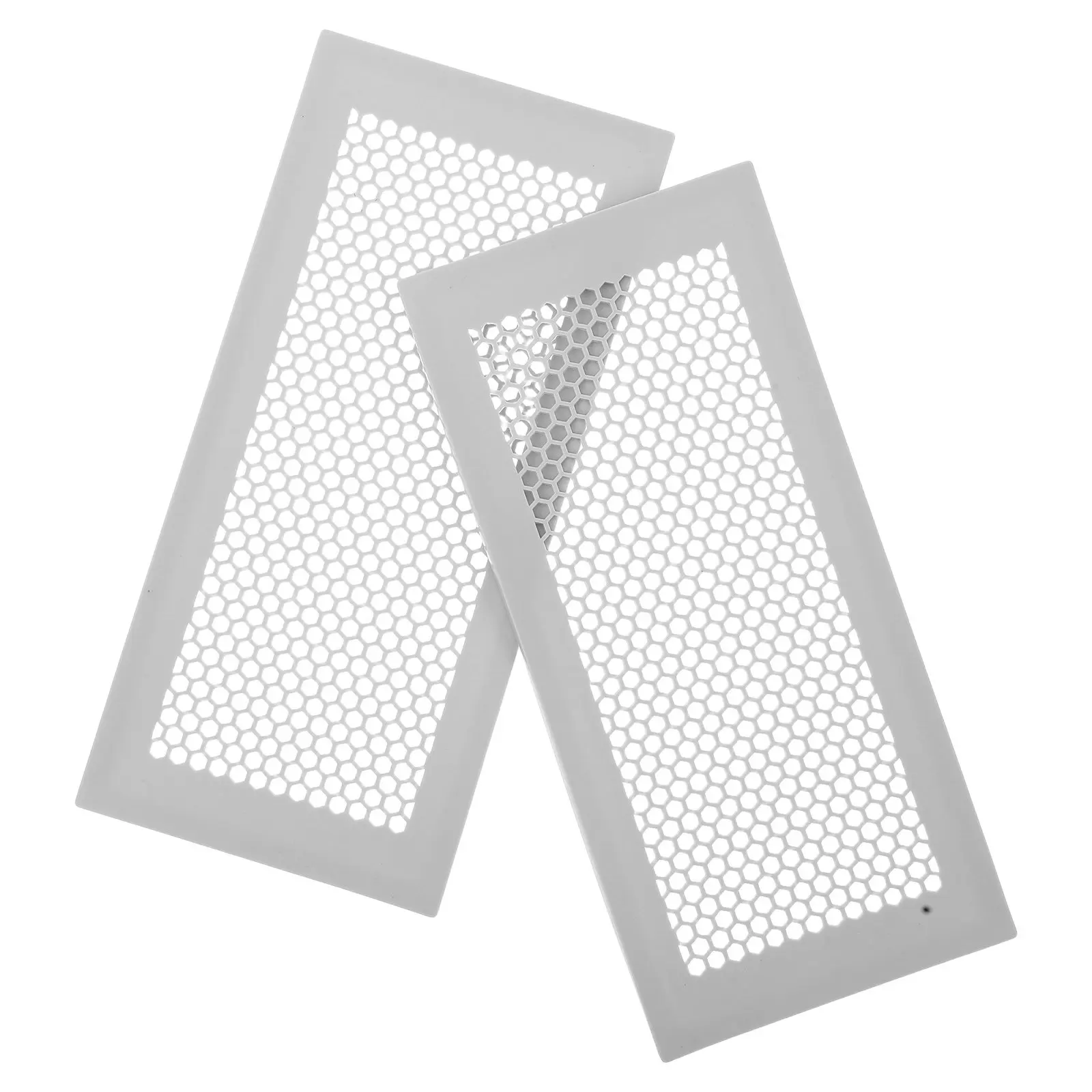 2Pcs Floor Vent Cover Silicone Flush Mount Honeycomb Mesh Air Vent Deflector 4x10 Heating Cooling Register Cover Rv Home