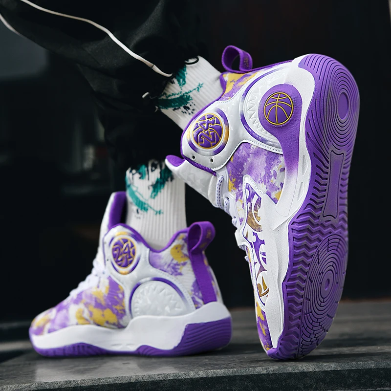 

Баскетбольная обувь, профессиональная мужская спортивная тренировочная спортивная обувь с мягкой подкладкой, высококачественные кроссовки унисекс, уличные баскетбольные бутсы