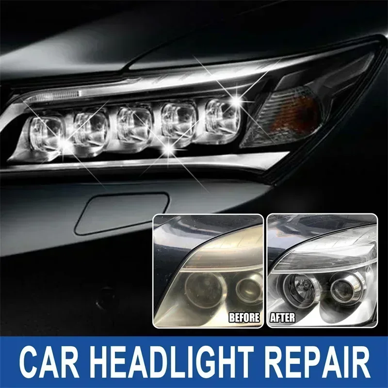 Scratch Remover Repair Headlight Renewal Polish Liquid Car Headlight Polishing Agent Headlight Restoration Kit Auto Accessories