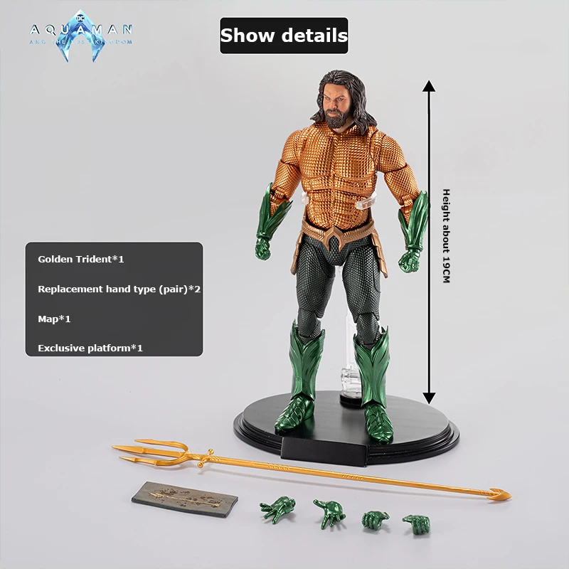 Fondjoy Toys Mera Aquaman Model 1/9 Scale Action Figure DC Aquaman role Action Model Collectible Toy In Stock Boy Birthday Gifts