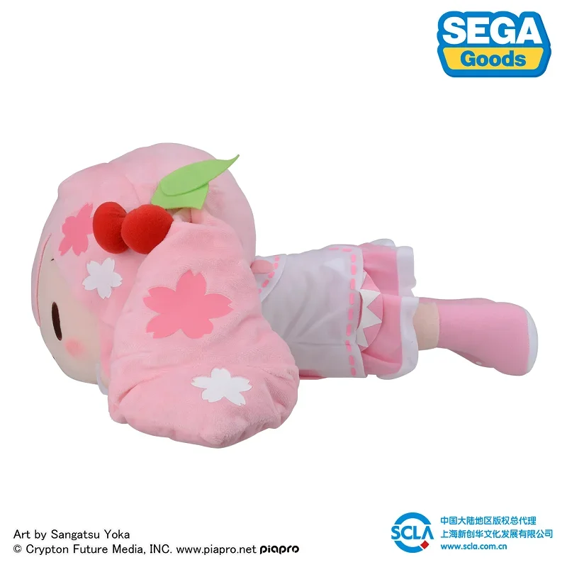 Original Sega SP Hatsune Miku Plush Toys Sakura Miku Fufu Dolls 30Cm Anime Figurine Plush Collection Toy for Kid Gifts