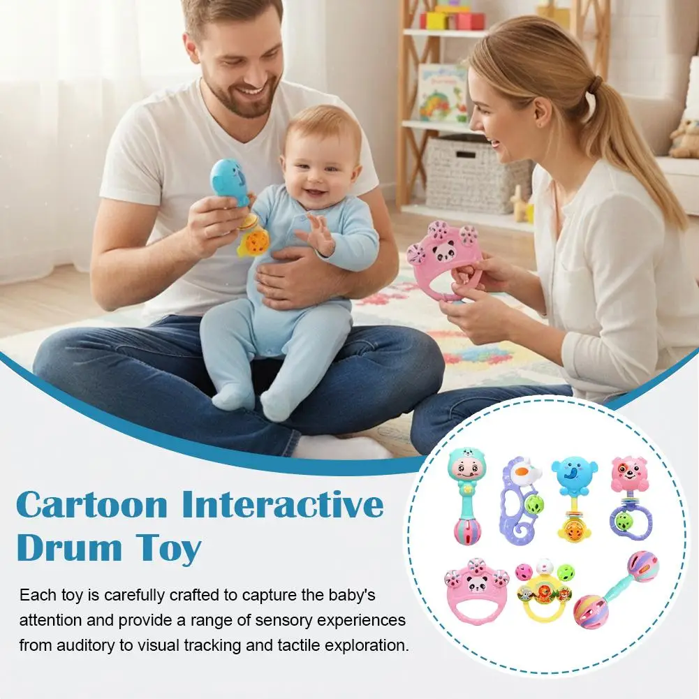 New Baby Rattles 0 12 Months Ringing Toy, Available in Multiple Colors, Bright and Eye-catching, Loved By Babies, Christmas Gift