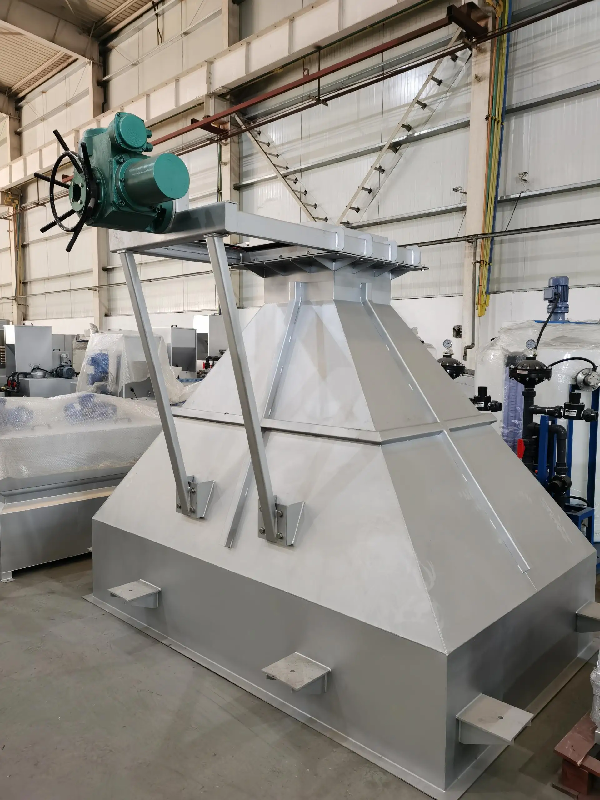Large Capacity Mud Container Sludge Hopper for Waste Water Treatment