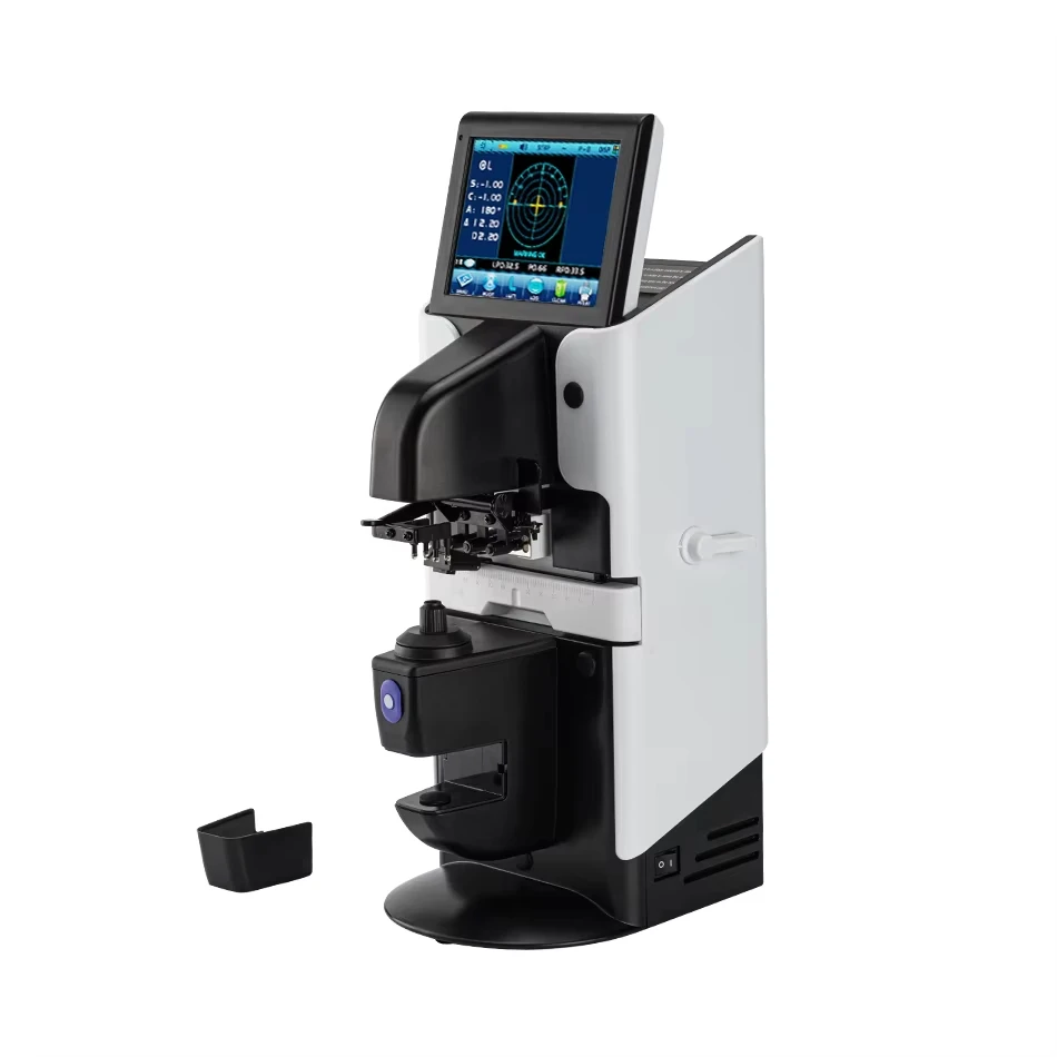 NEW VISION Optical Equipment Auto Lensmeter JD-2600B Lensometer Focimeter PD UV Test with Touch Screen Instrument Digital  Box