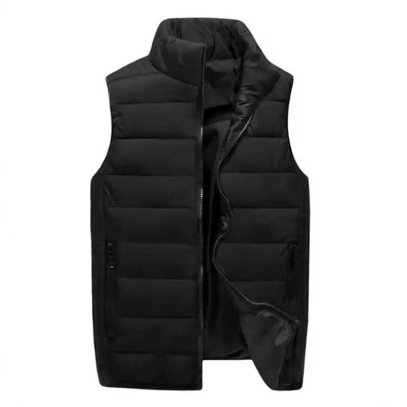 Autumn Winter Sleeveless Down Vest Jacket Print Logo Customized Workwear Outdoor Men Women Sports Activities Skiing Travel Coat