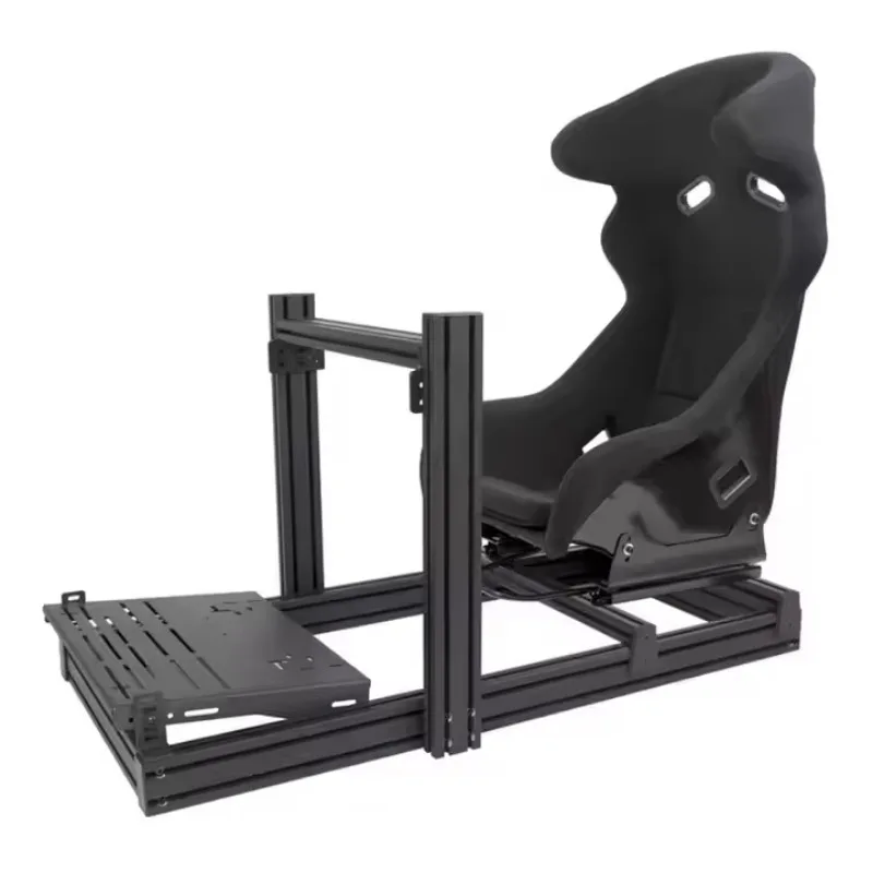 New Product Aluminum Profile Frame Racing Simulator Cockpit Gaming Car Driving Sim Cockpit Race Drive Car Wheel Stand Playseat