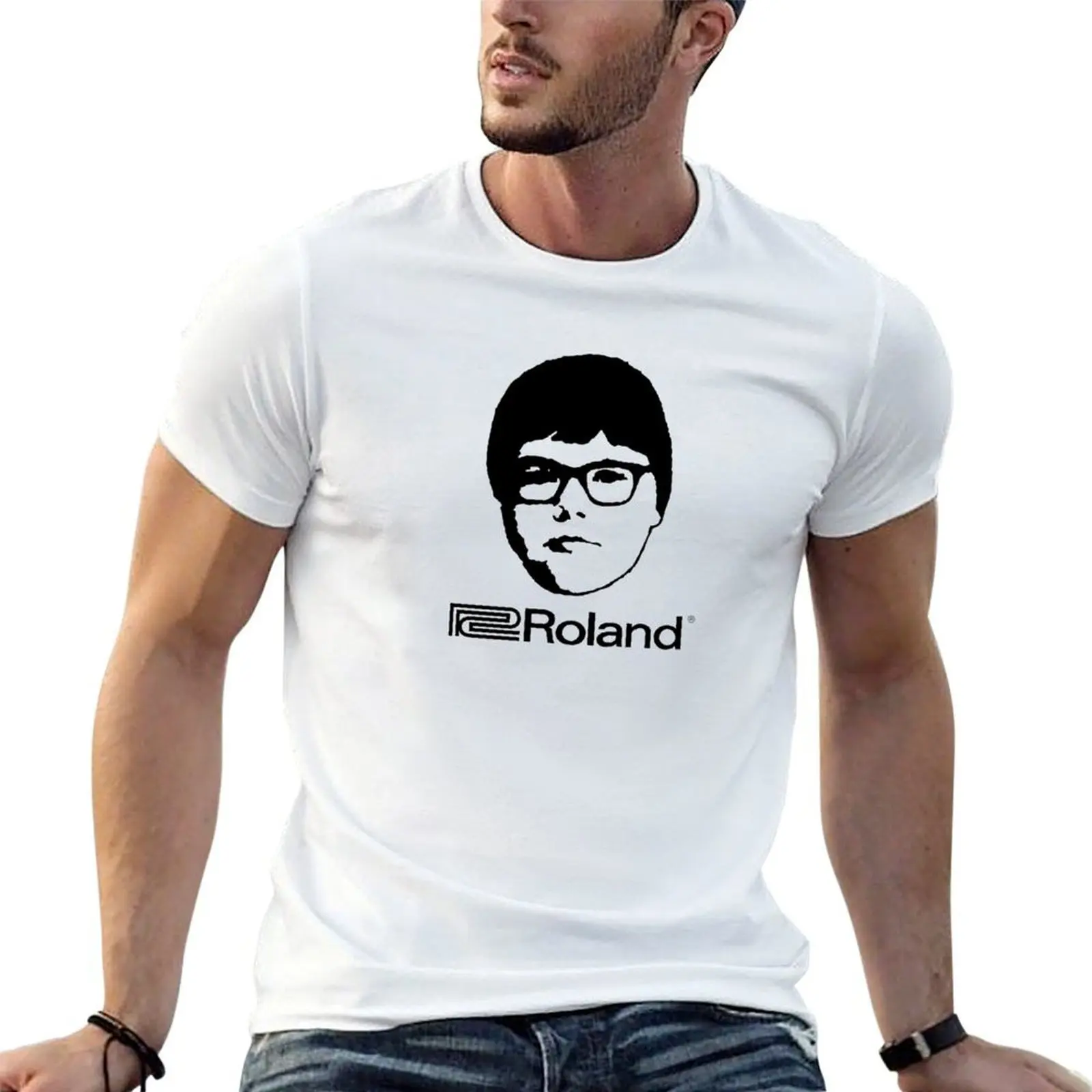 Roland T-Shirt korean fashion for a boy Men's t-shirts