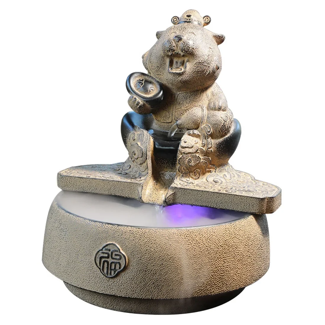 Lucky Desktop Flowing Water Ornaments Office Decoration Waterscape Living Room Water Fountain Circulating Water Fountain