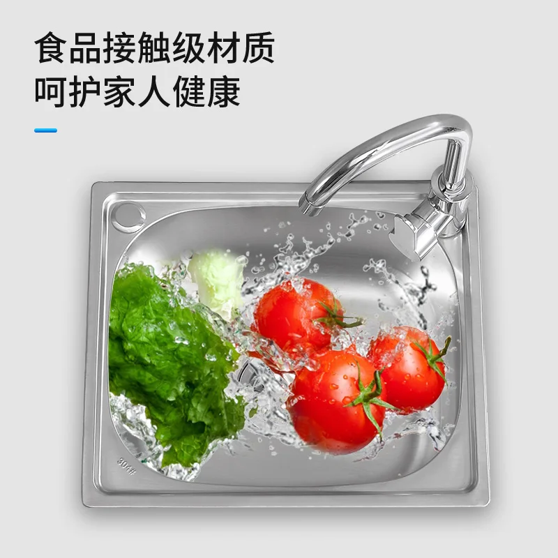 فتحة واحدة مع دعامة، حوض مطبخ، غسالة أطباق، حوض، حوض فردي كبير، رف بسيط.