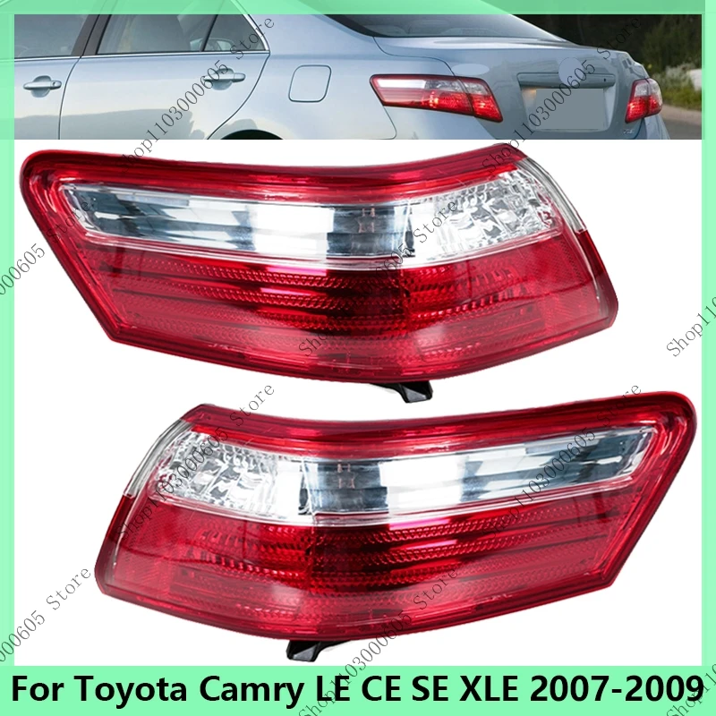 

81561-33460 81550-06240 Red Tail Lamp For Toyota Camry LE CE SE XLE 2007 2008 2009 Rear Tail Light Brake Lamp with Wire Harne