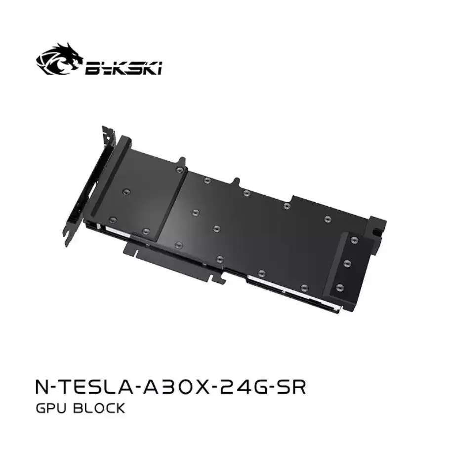 Bykski N-Tesla-A30X-24G-SR GPU كتلة استخدام لبطاقة الرسومات NVIDIA Tesla A30X 24G PC تبريد المياه النحاس جميع المبرد المعدني #1
