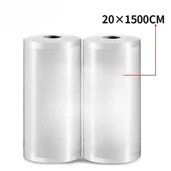 SaengQ-bolsas para sellador al vacío de alimentos, bolsas de almacenamiento para envasado al vacío de cocina, rollos de 1500cm