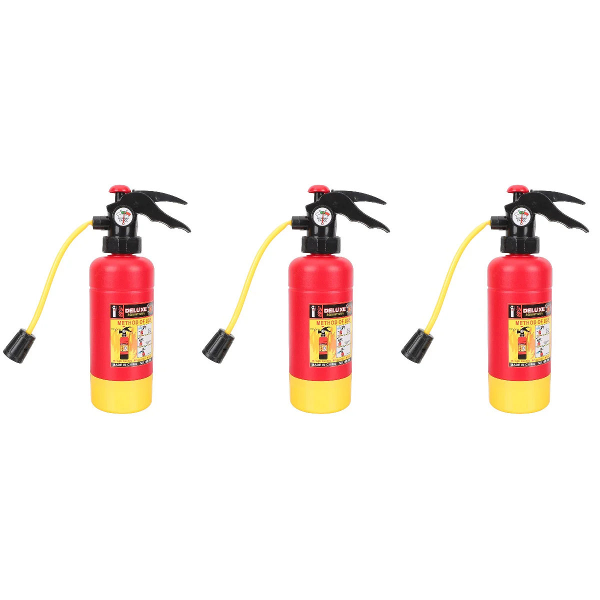 3 Count Tank Toy Squirter Spray Gift Children Mini Extinguisher Simulation Red Summer Outdoor Prank