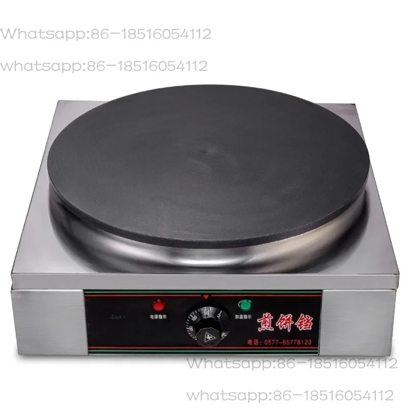 

Электрическая блинница, автоматическая машина для жарки, сковорода из нержавеющей стали, Piastra Elettrica Pizza Máquina Para Aser Crepas